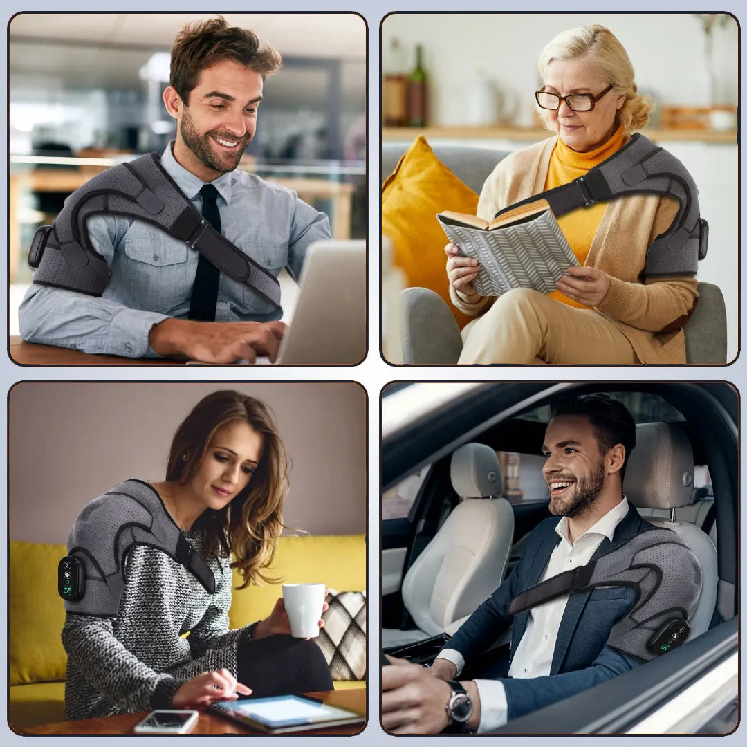 3-in-1 shoulder relief device