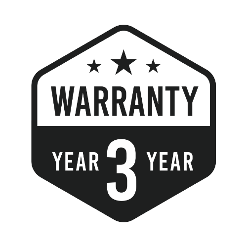 3 Year Replacement Warranty