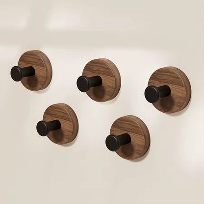 WoodGrip Wall Hooks (5-Pcs)